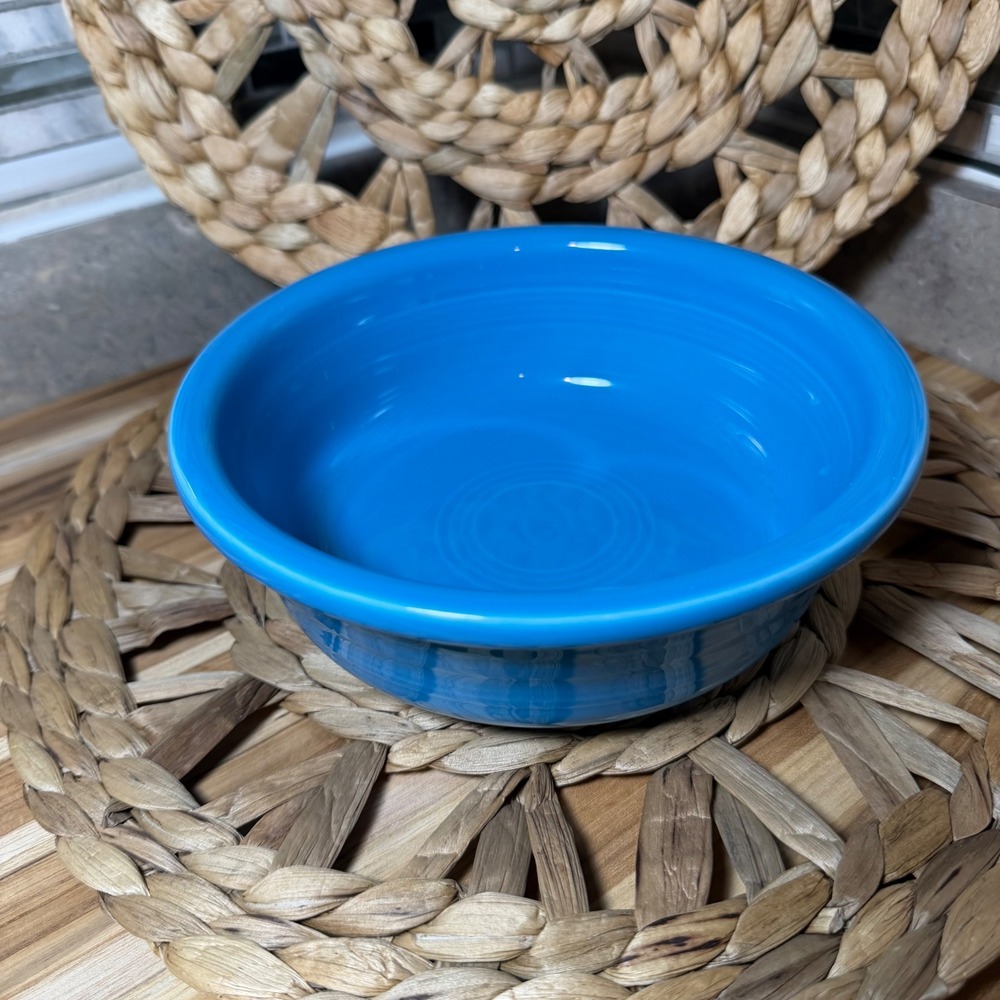 Fiesta Fiestaware Peacock Blue 7.25" Bowl Homer Laughlin USA